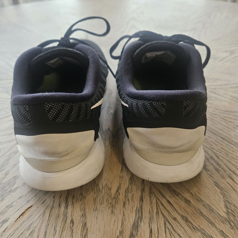 NIKE Women US 8.5 Free 5.0 Training Running Black White Shoes 724383-002‎ C6 - Picture 3 of 9